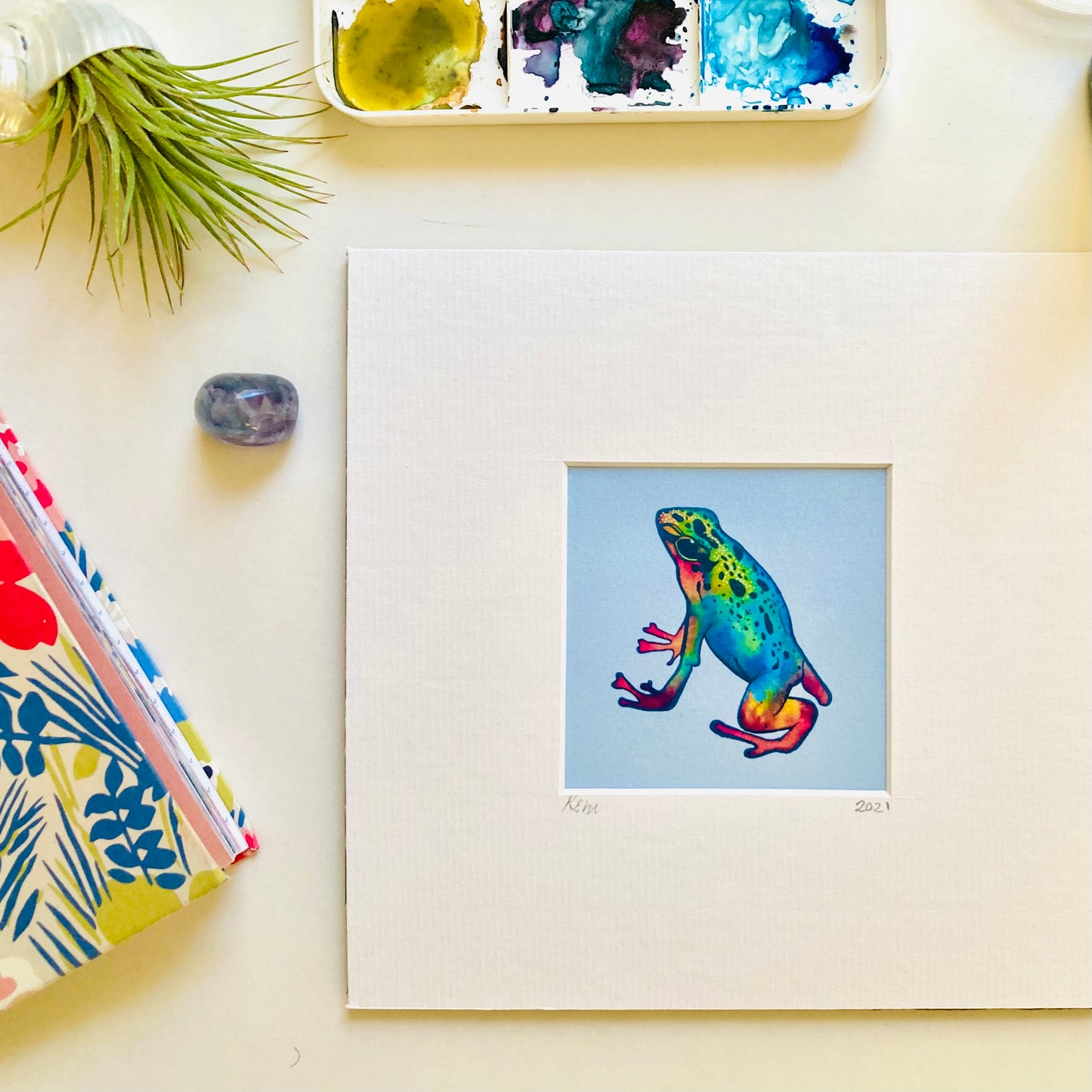 Mini Dart Frog Fine Art Print *Seconds*