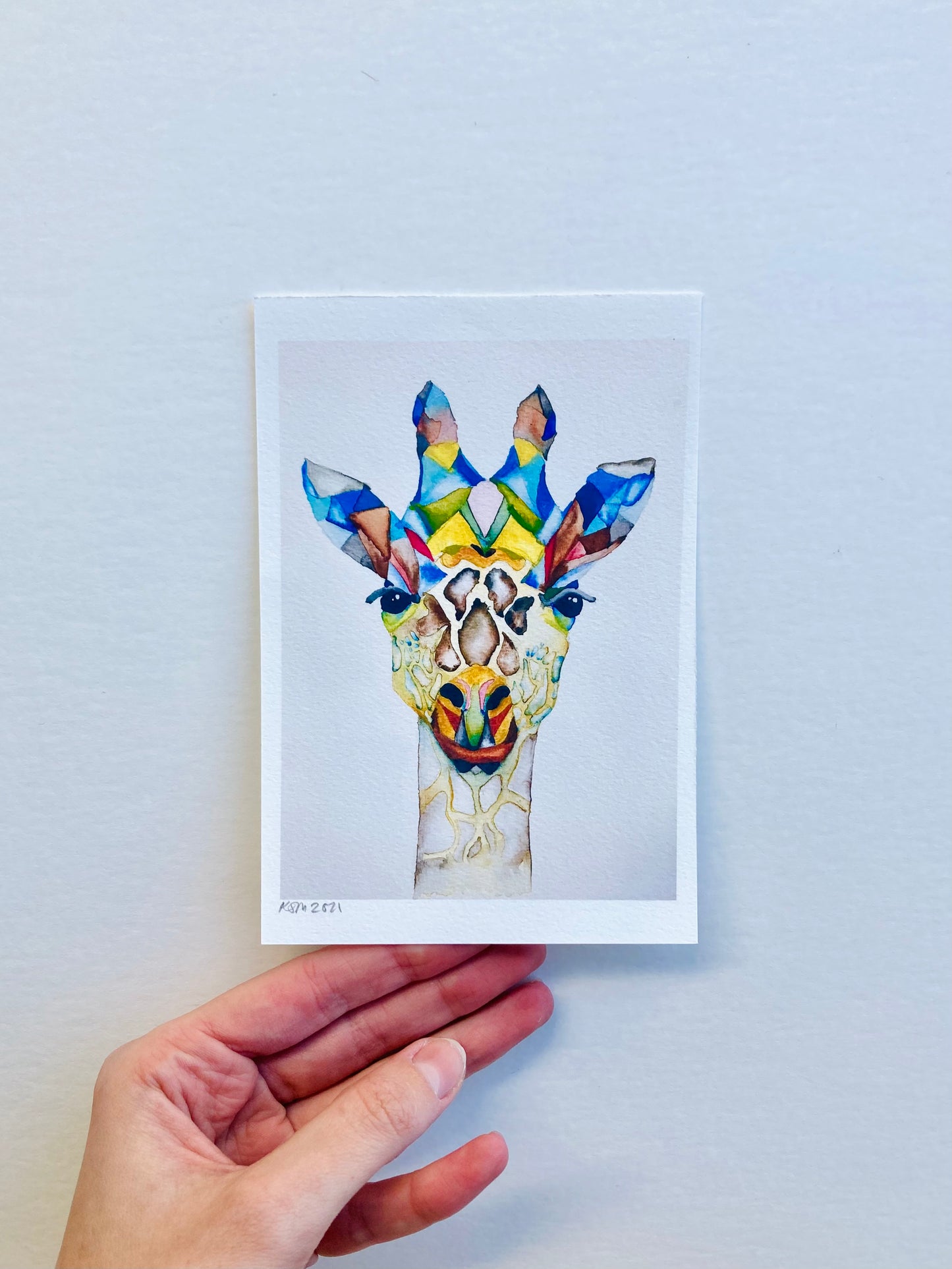 Mini Giraffe Fine Art Print *Seconds*