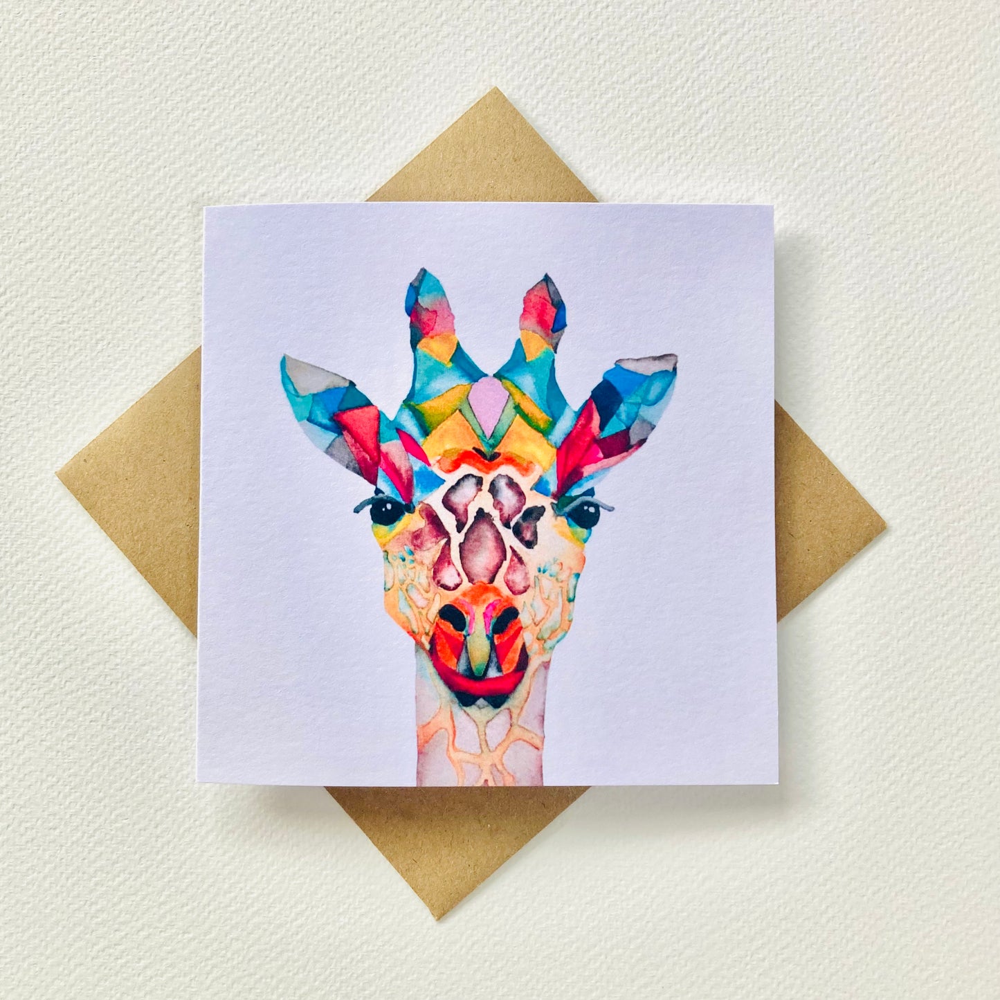 Giraffe Greetings Card