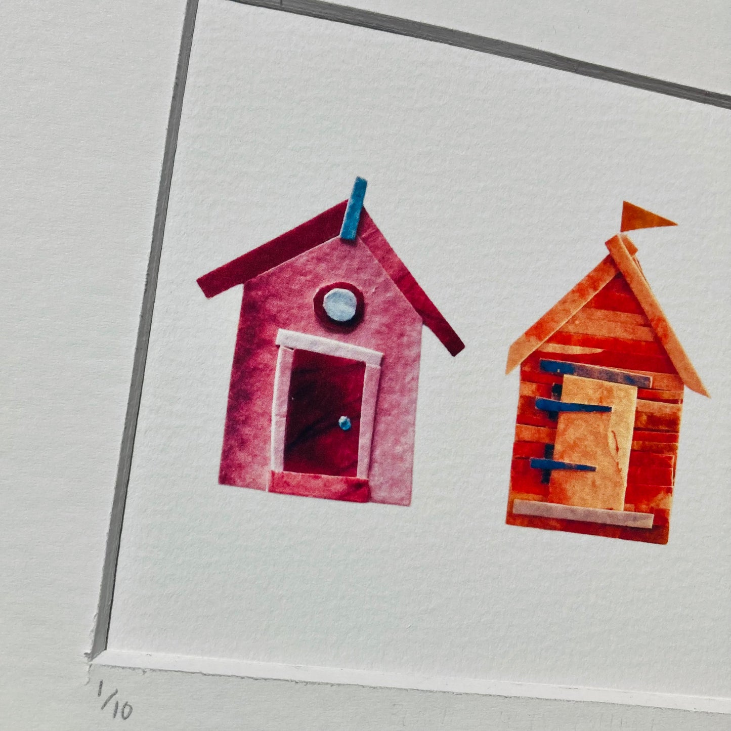 Beach Huts Limited Edition Print