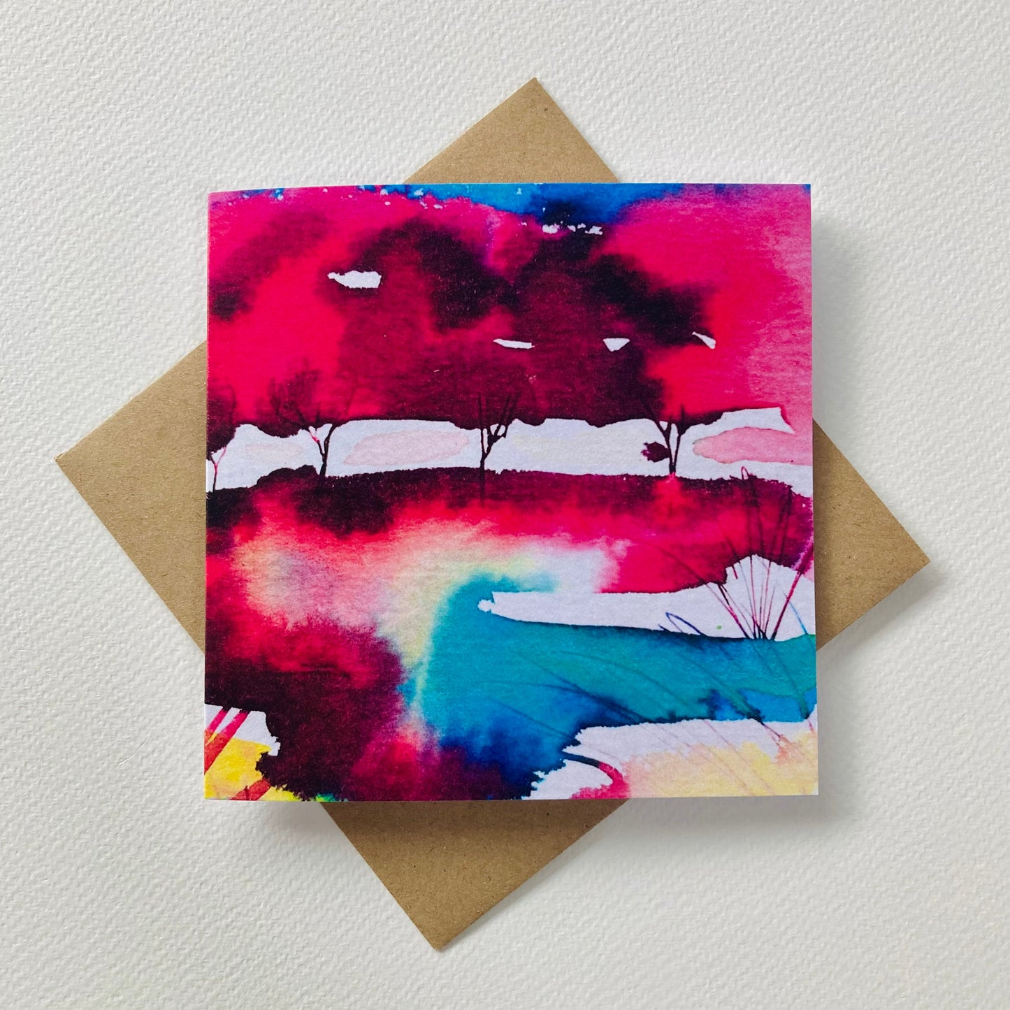 Watercolour Landscapes Pack of 4 Greetings Cards *Seconds*