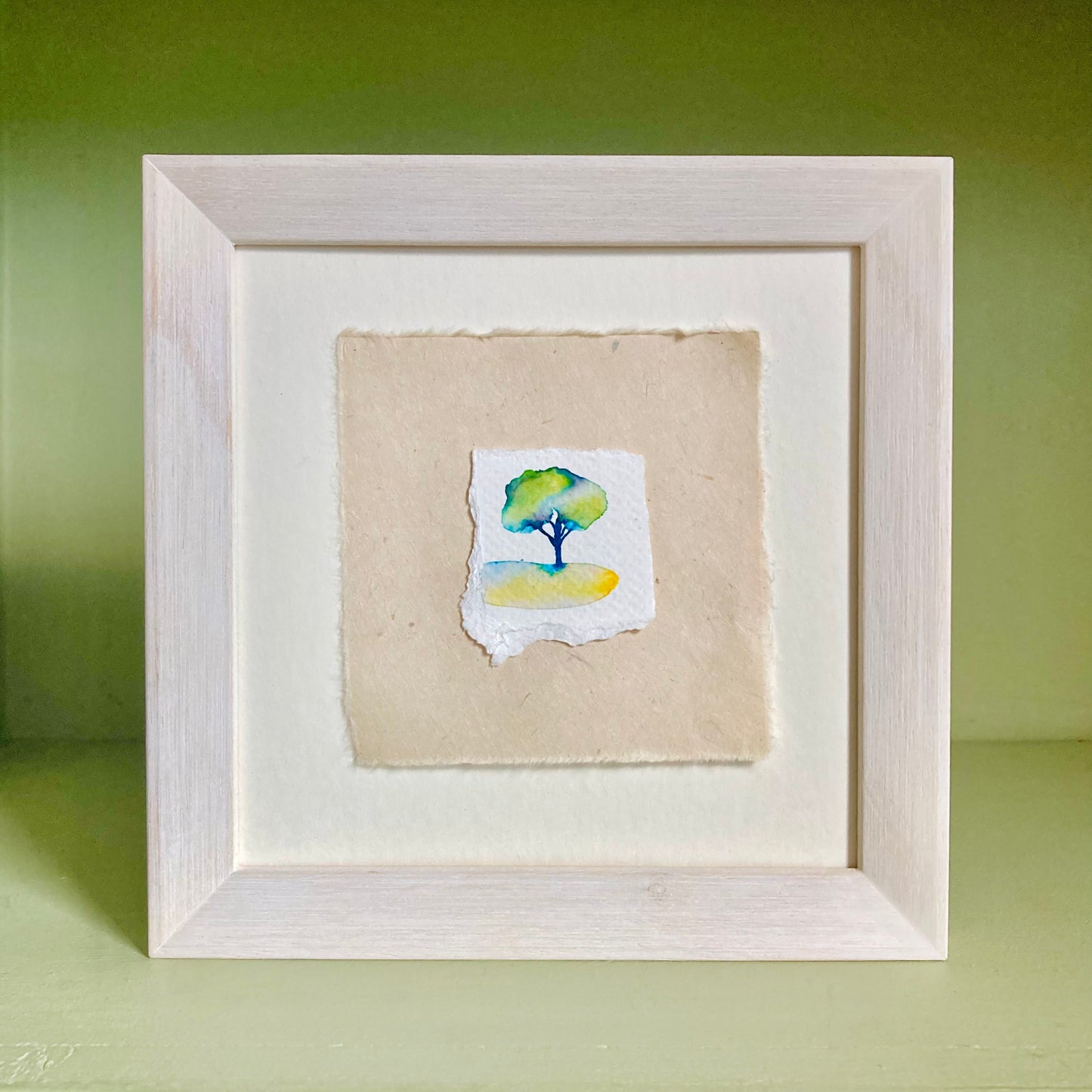 Tiny Tree #7 - Marble Green