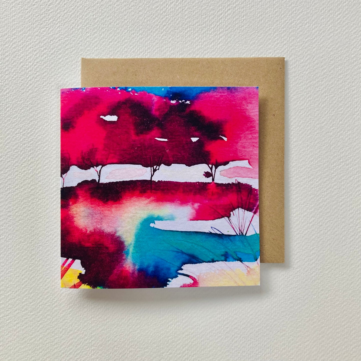‘Marshland’ Watercolour Greetings Card