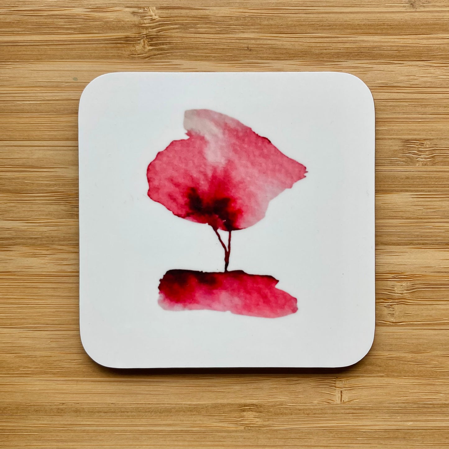 Watercolour Tree Coasters - Pack of 4