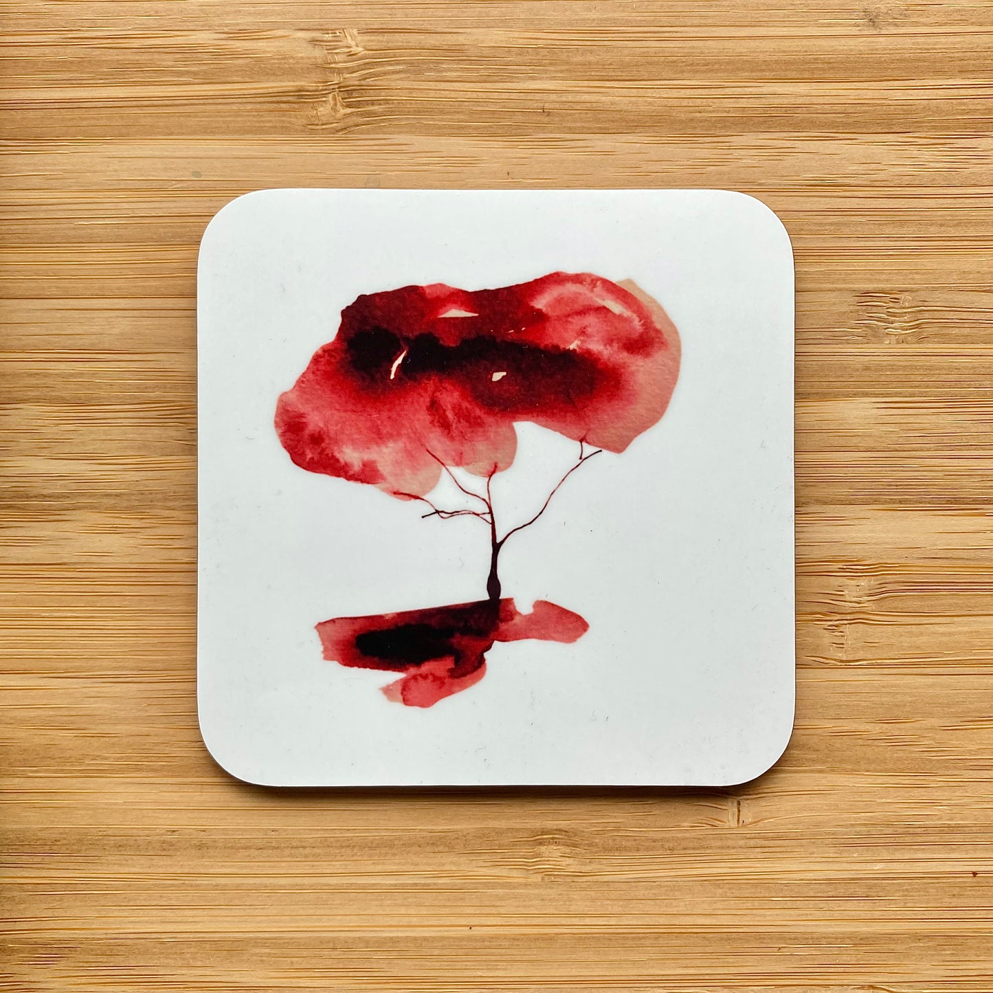 Watercolour Tree Coasters - Pack of 4