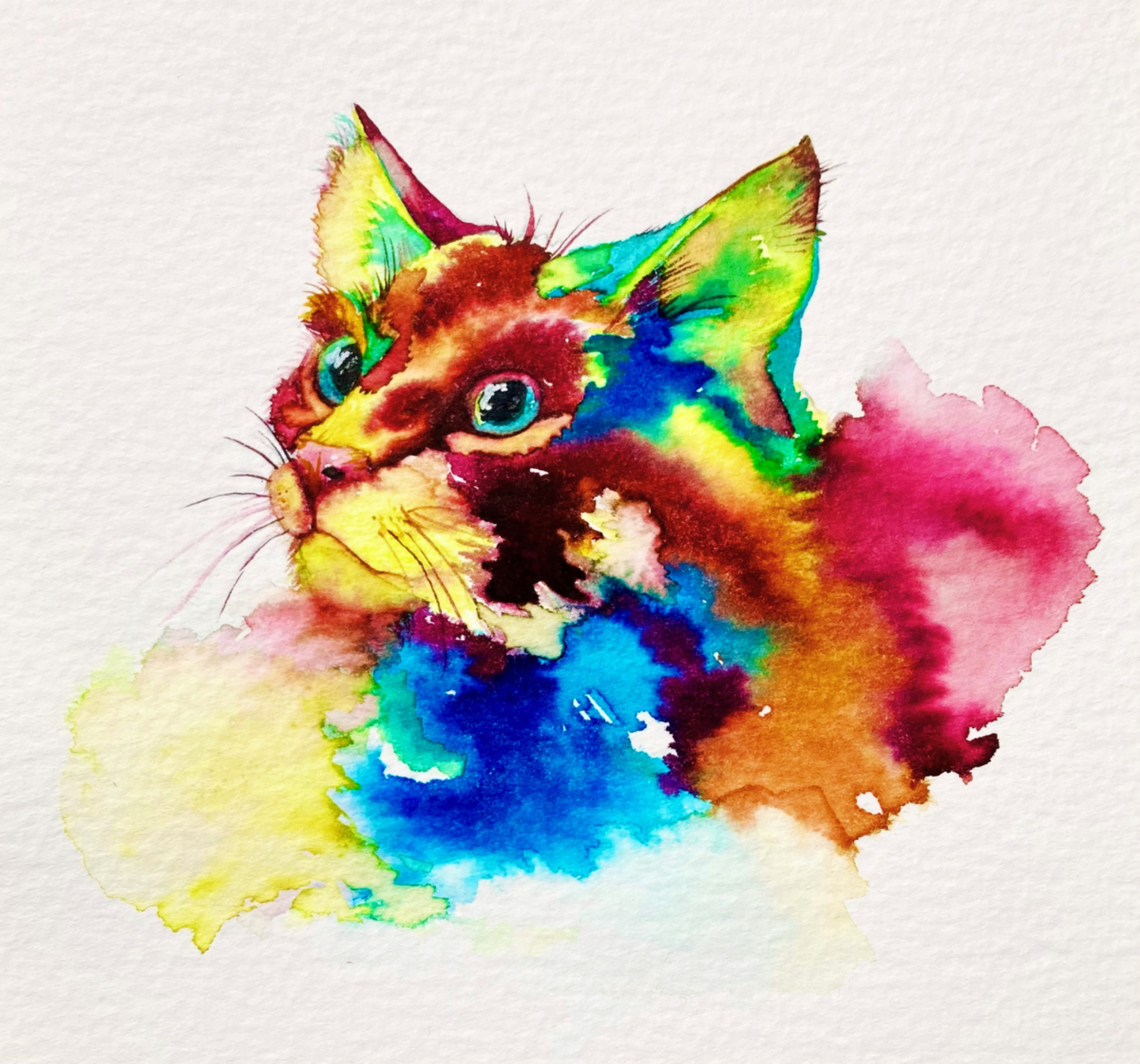 Birdwatching Original Watercolour Painting