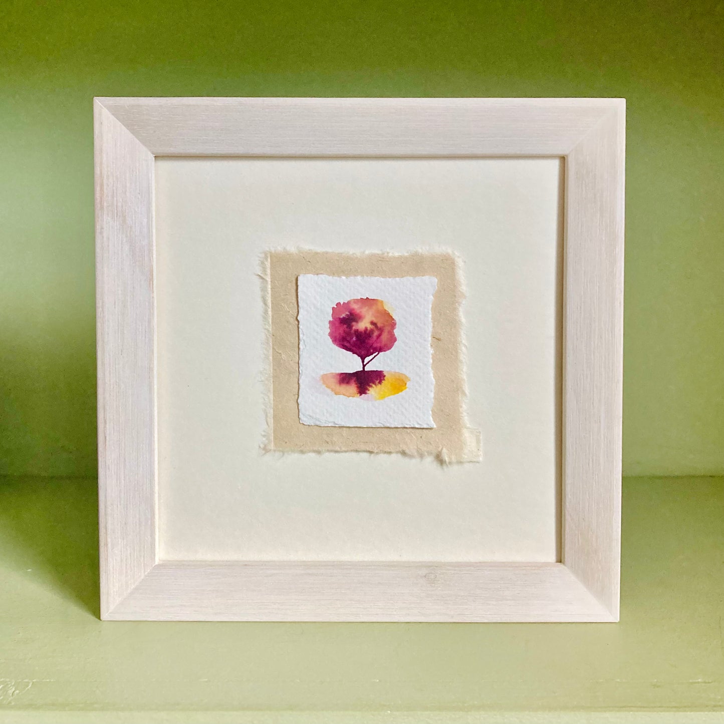 Tiny Tree #6 - Dappled Burgundy