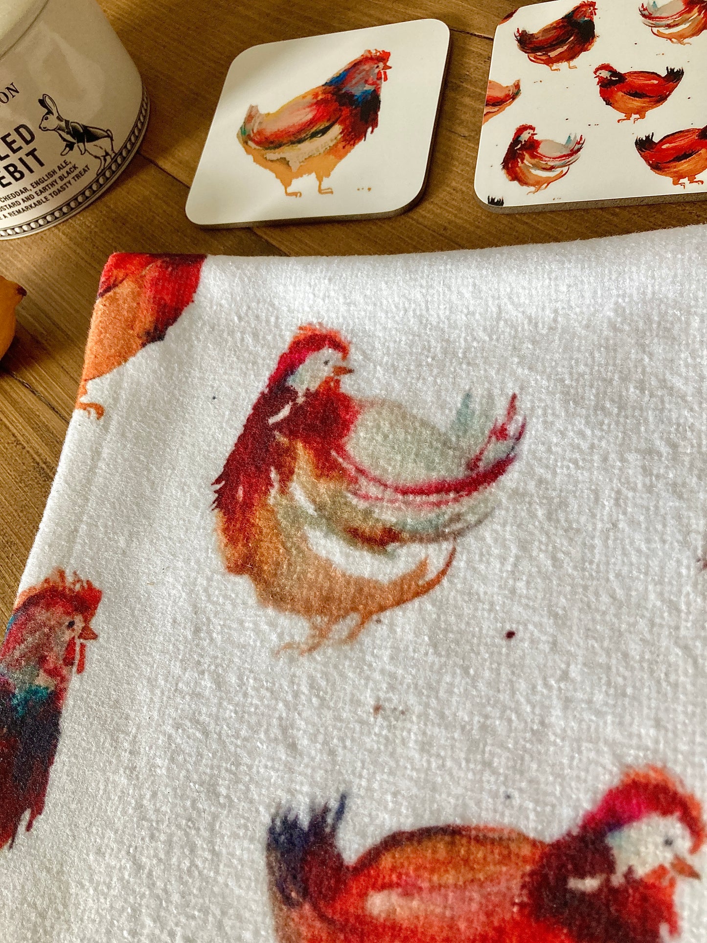 Chicken Print Tea Towel *Seconds*