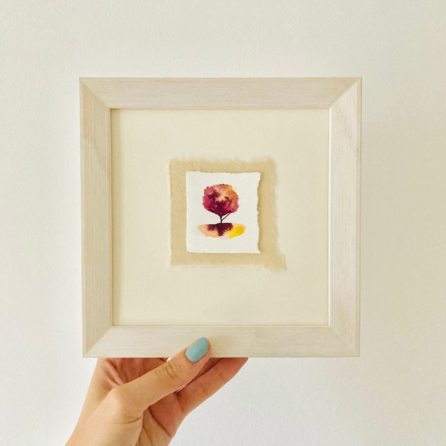 Tiny Tree #6 - Dappled Burgundy