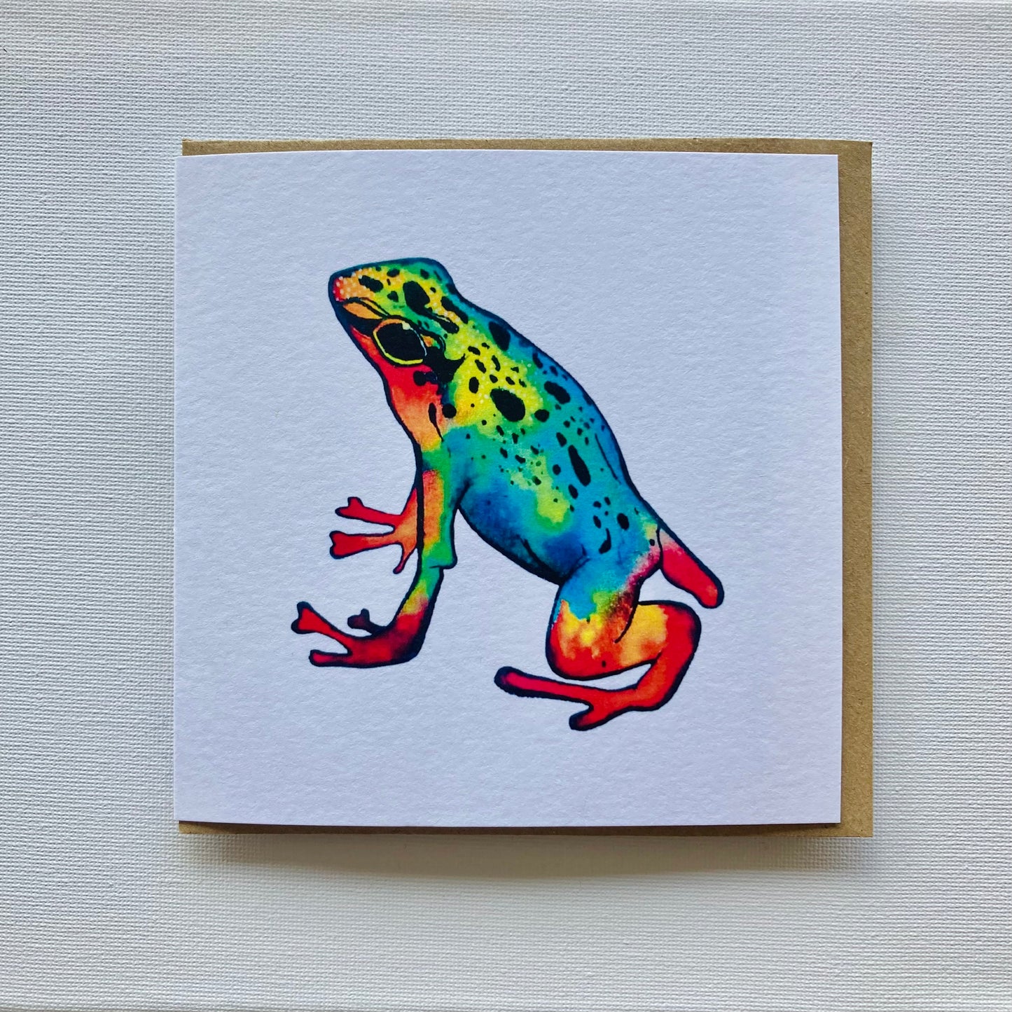 Dart Frog Greetings Card
