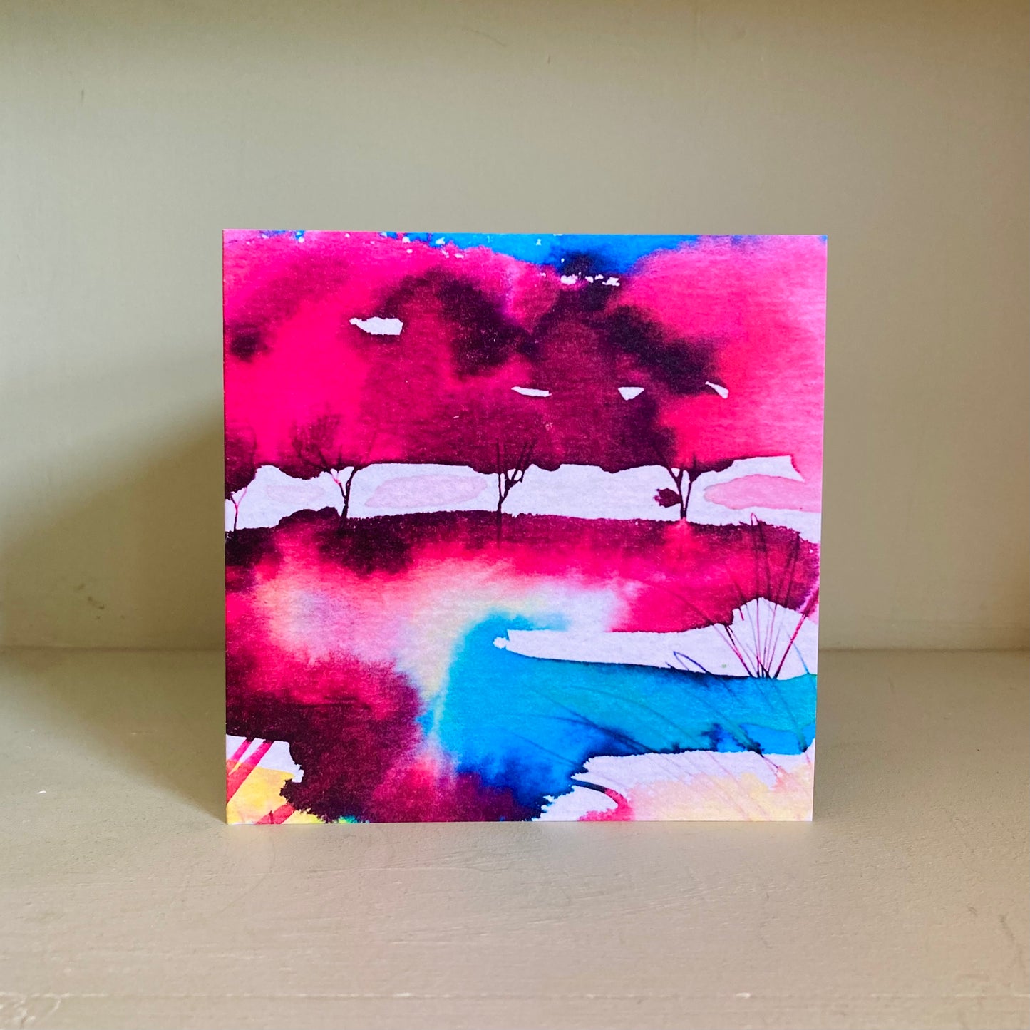 ‘Marshland’ Watercolour Greetings Card