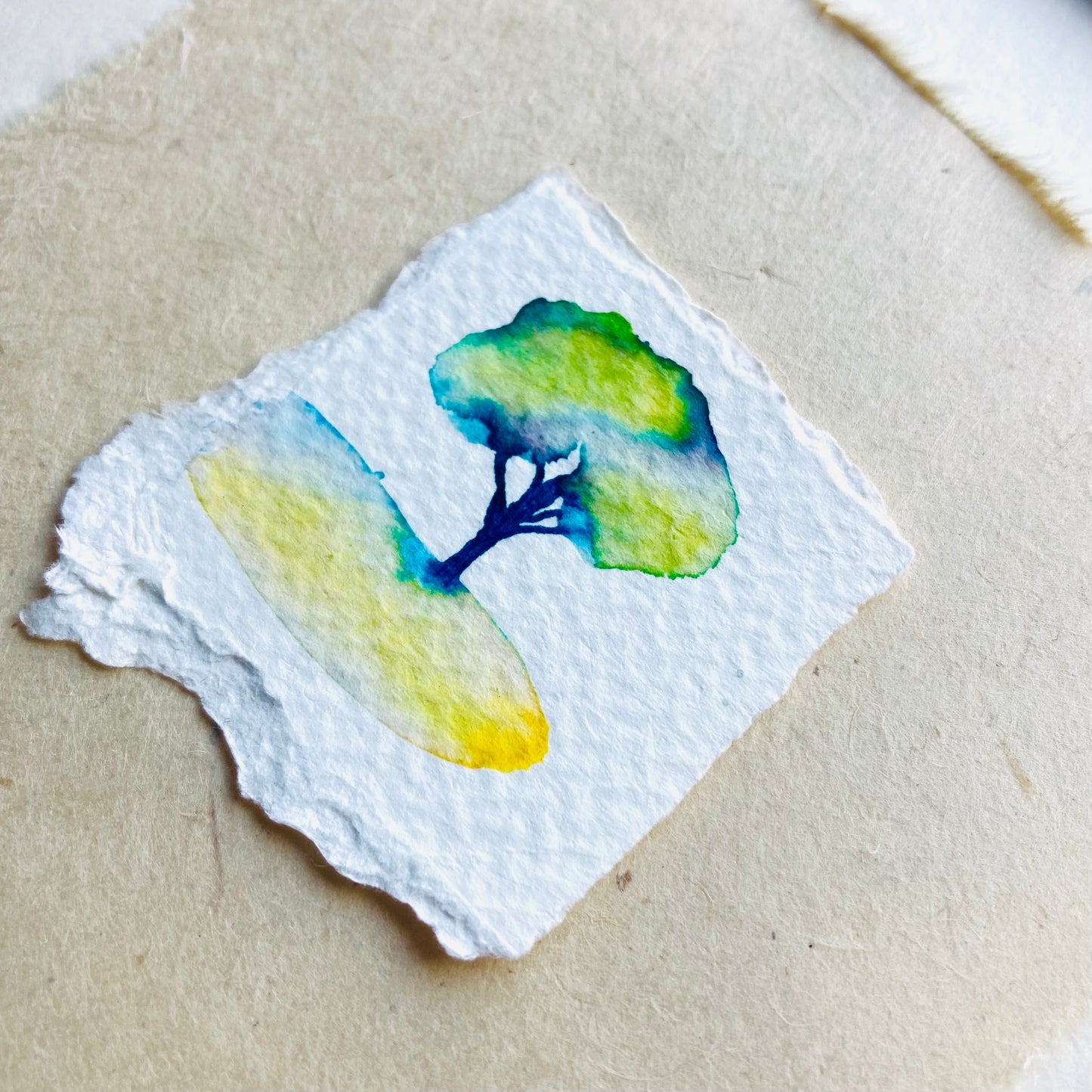 Tiny Tree #7 - Marble Green