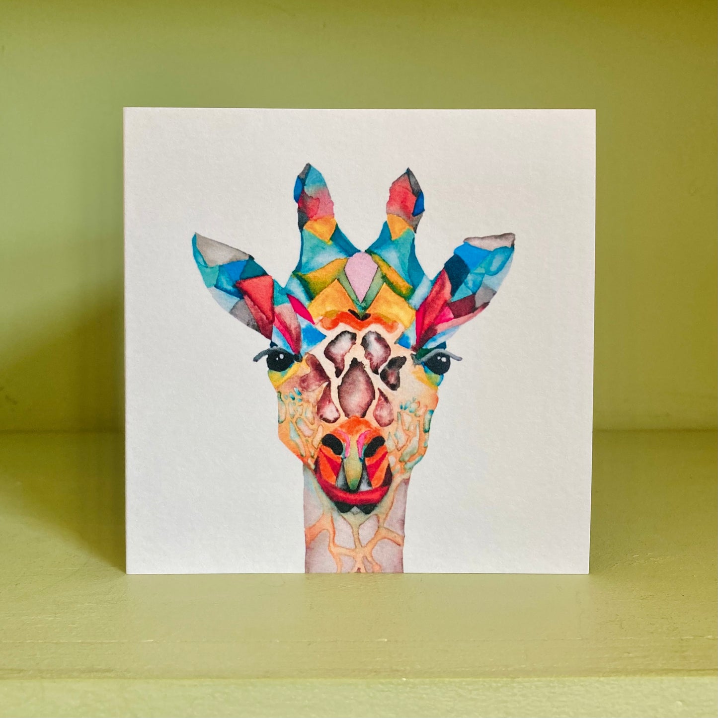 Giraffe Greetings Card