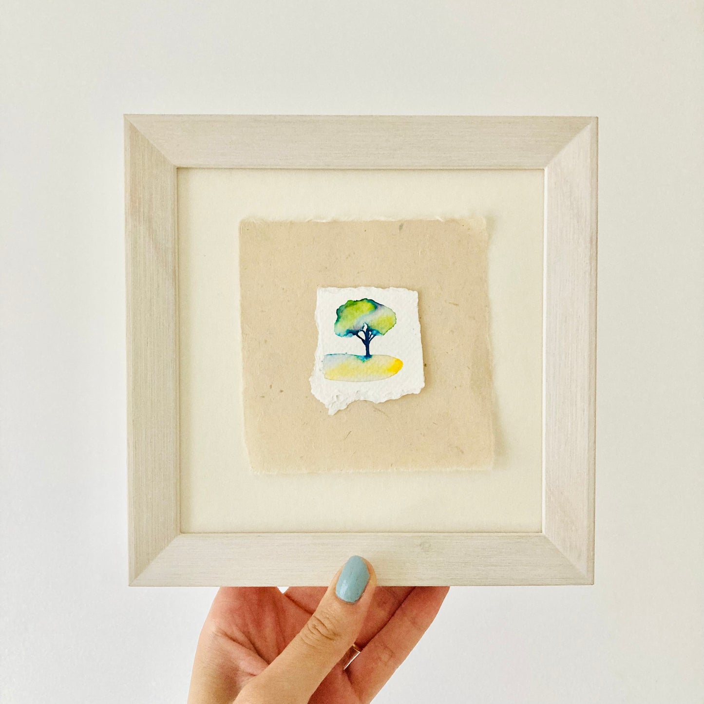 Tiny Tree #7 - Marble Green
