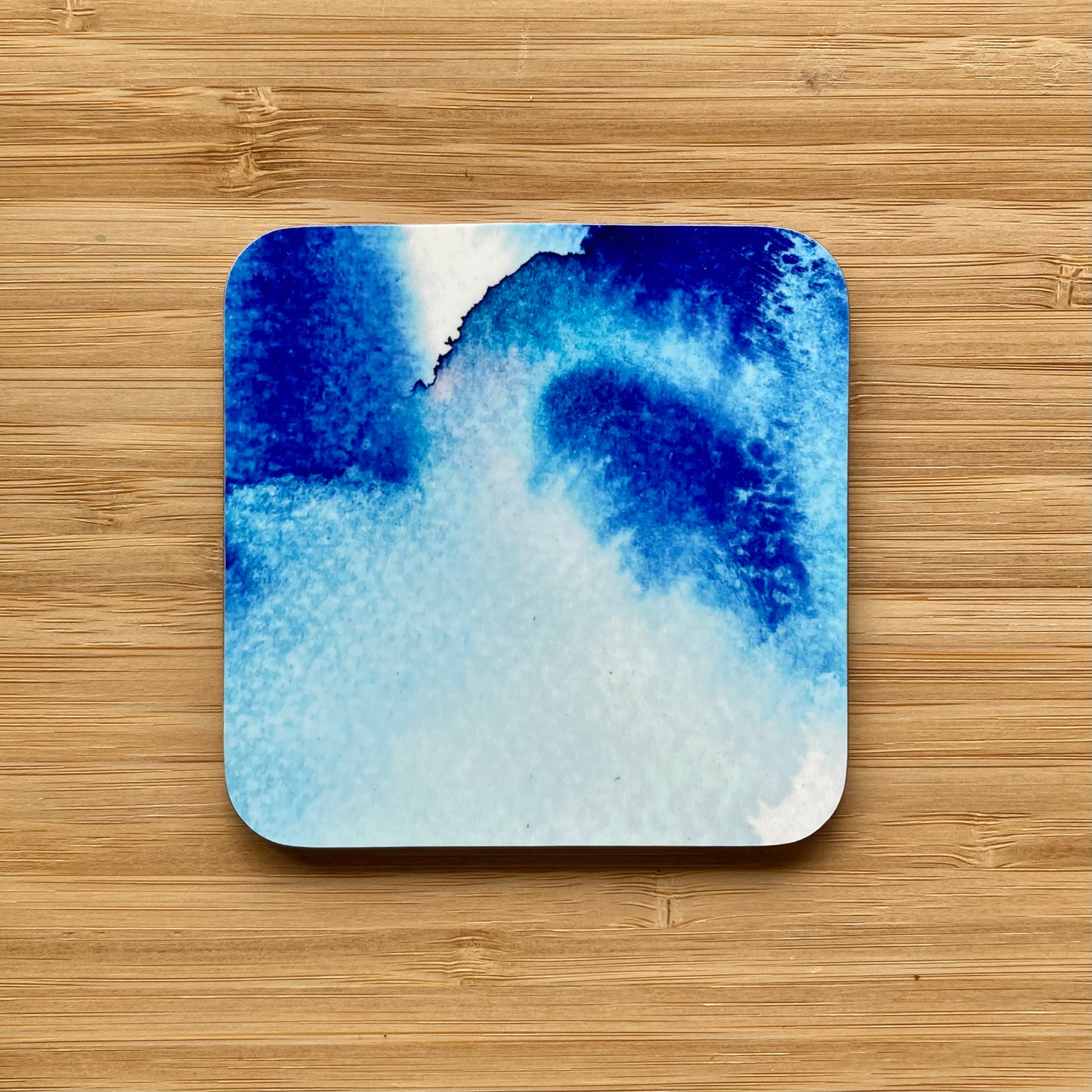Norway Blue Watercolour Coasters - Pack of 4