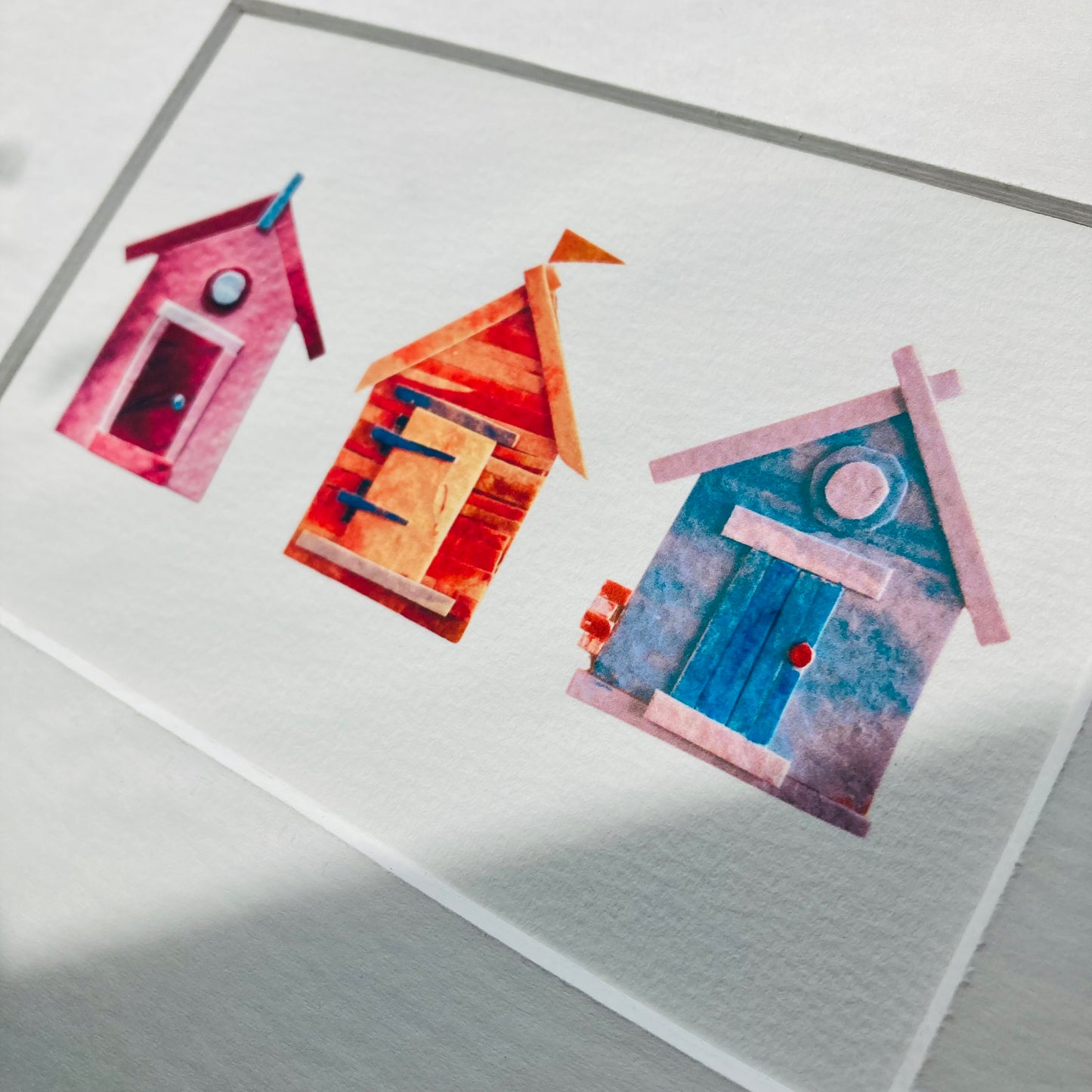 Beach Huts Limited Edition Print