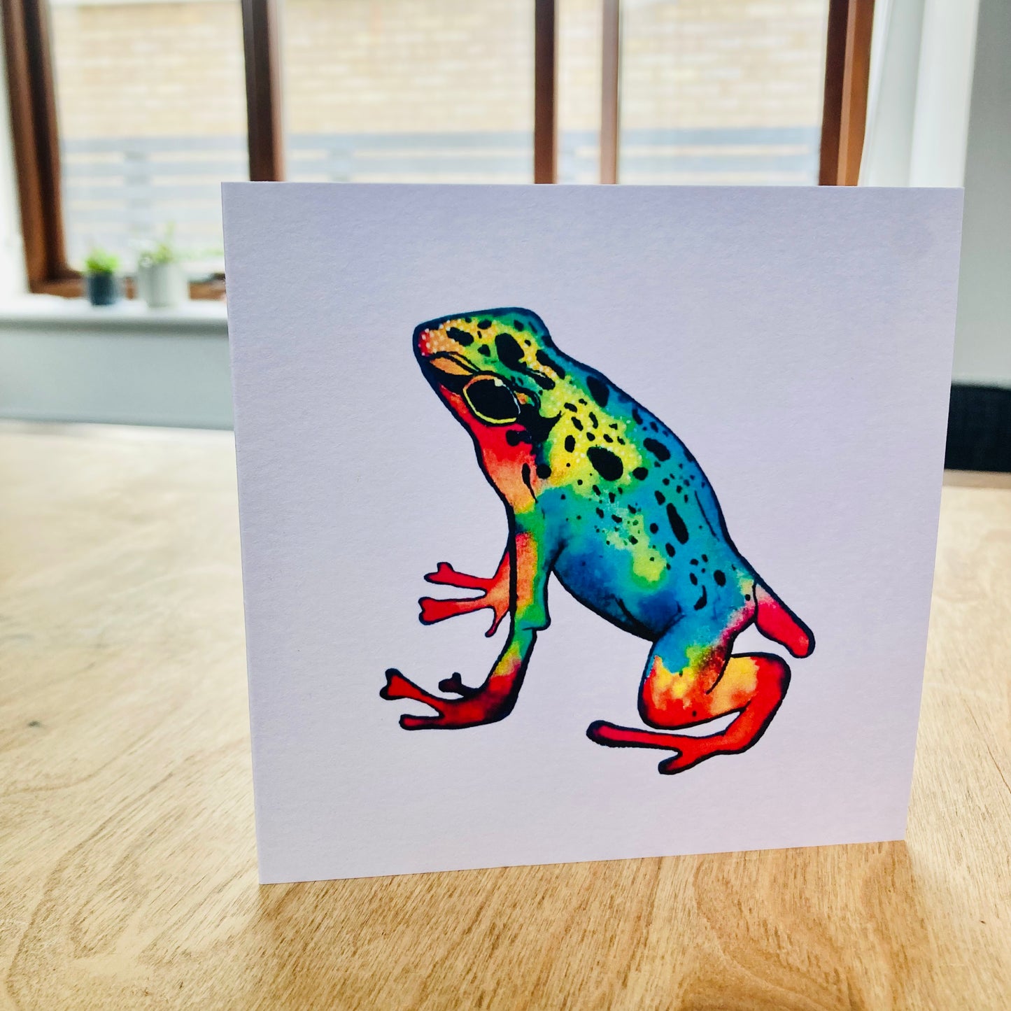 Dart Frog Greetings Card