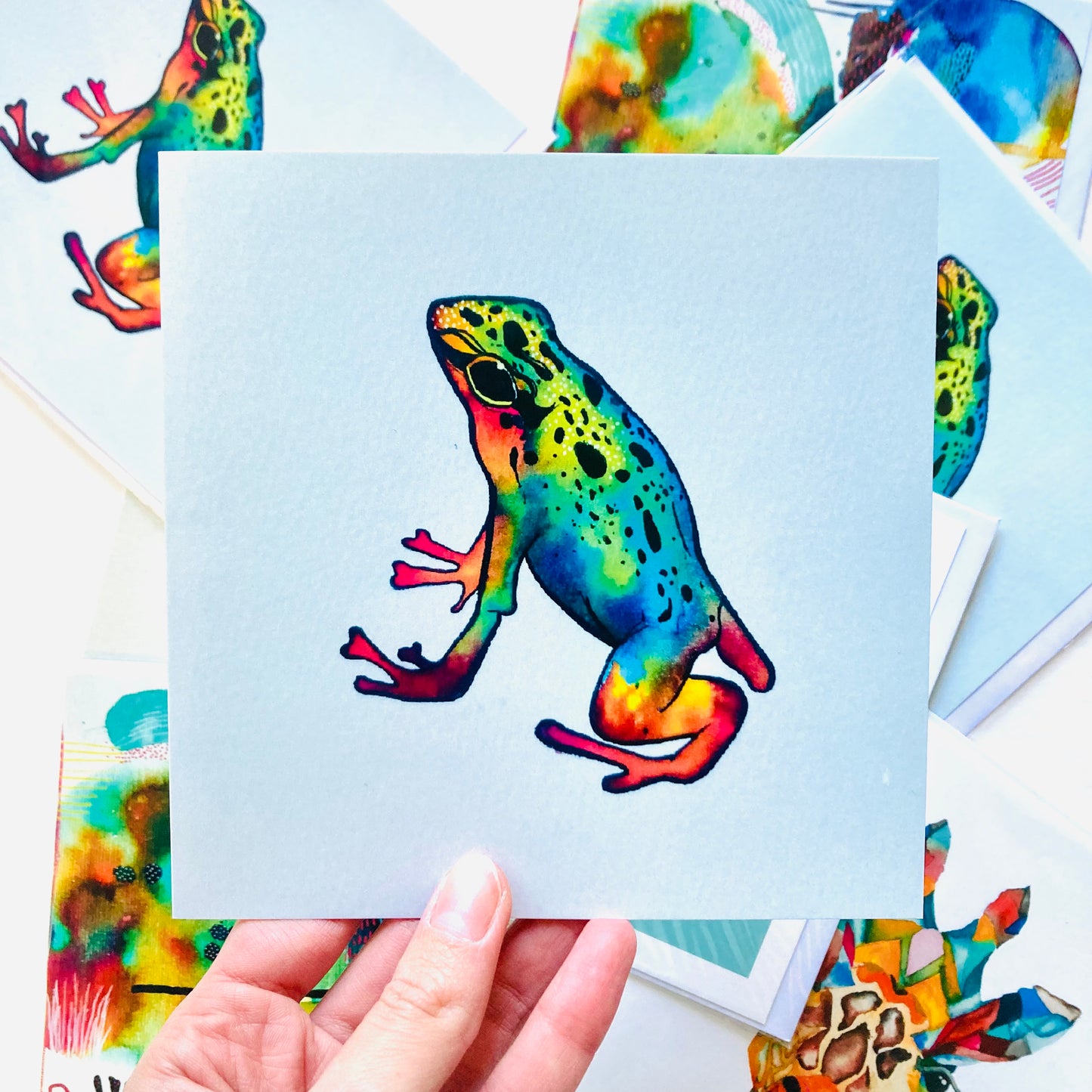 Dart Frog Greetings Card *Seconds*