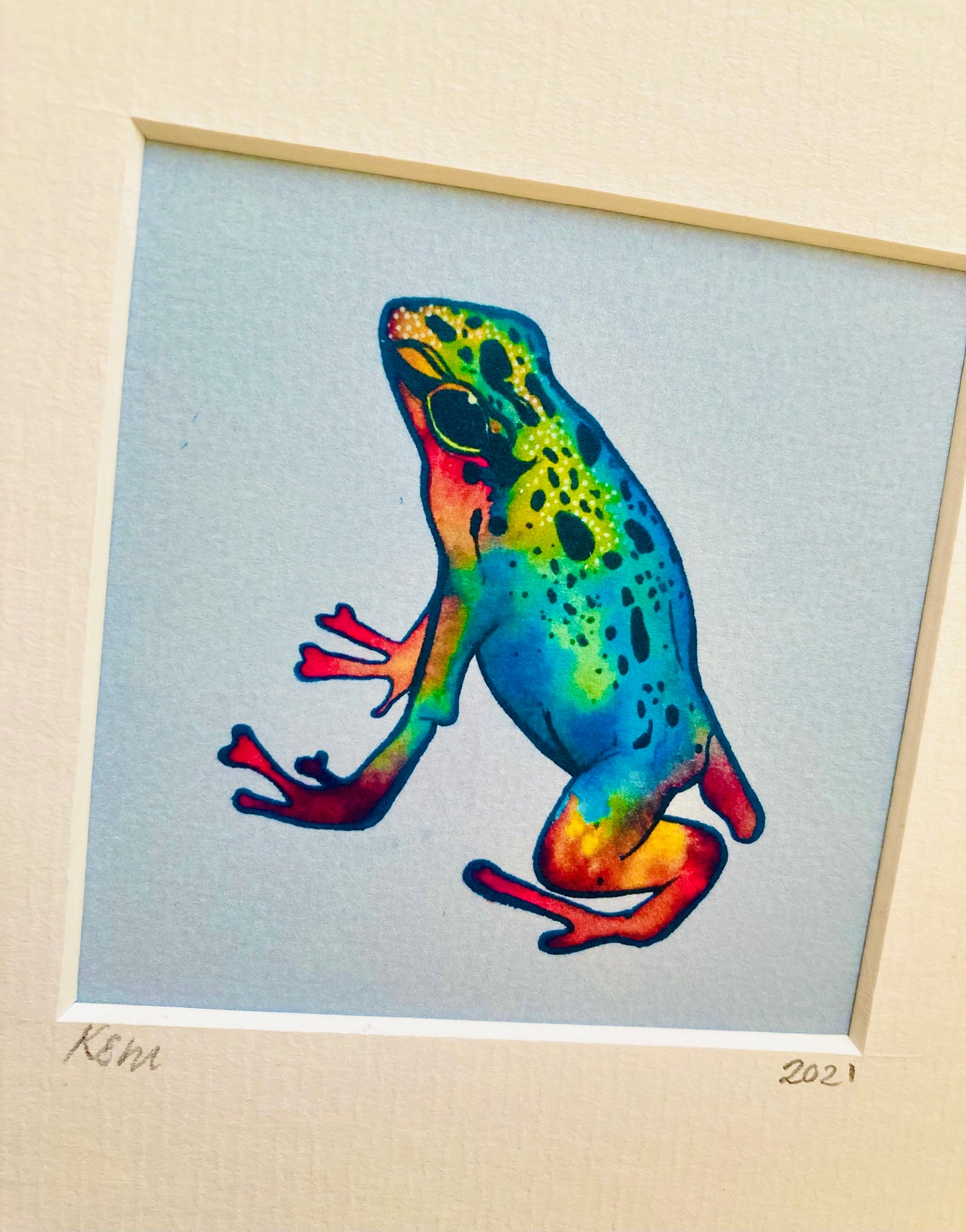 Mini Dart Frog Fine Art Print *Seconds*
