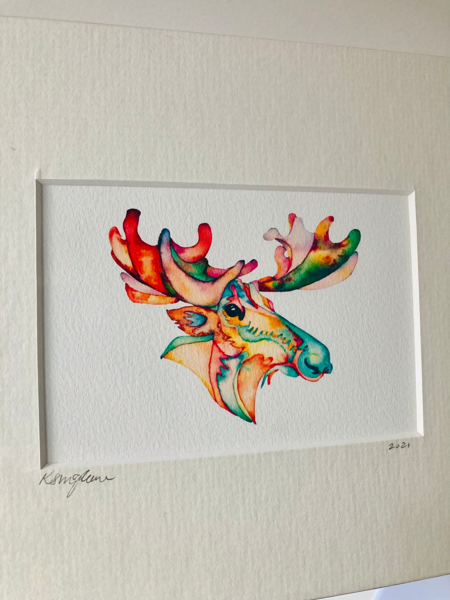 Mini Moose Fine Art Print *Seconds*