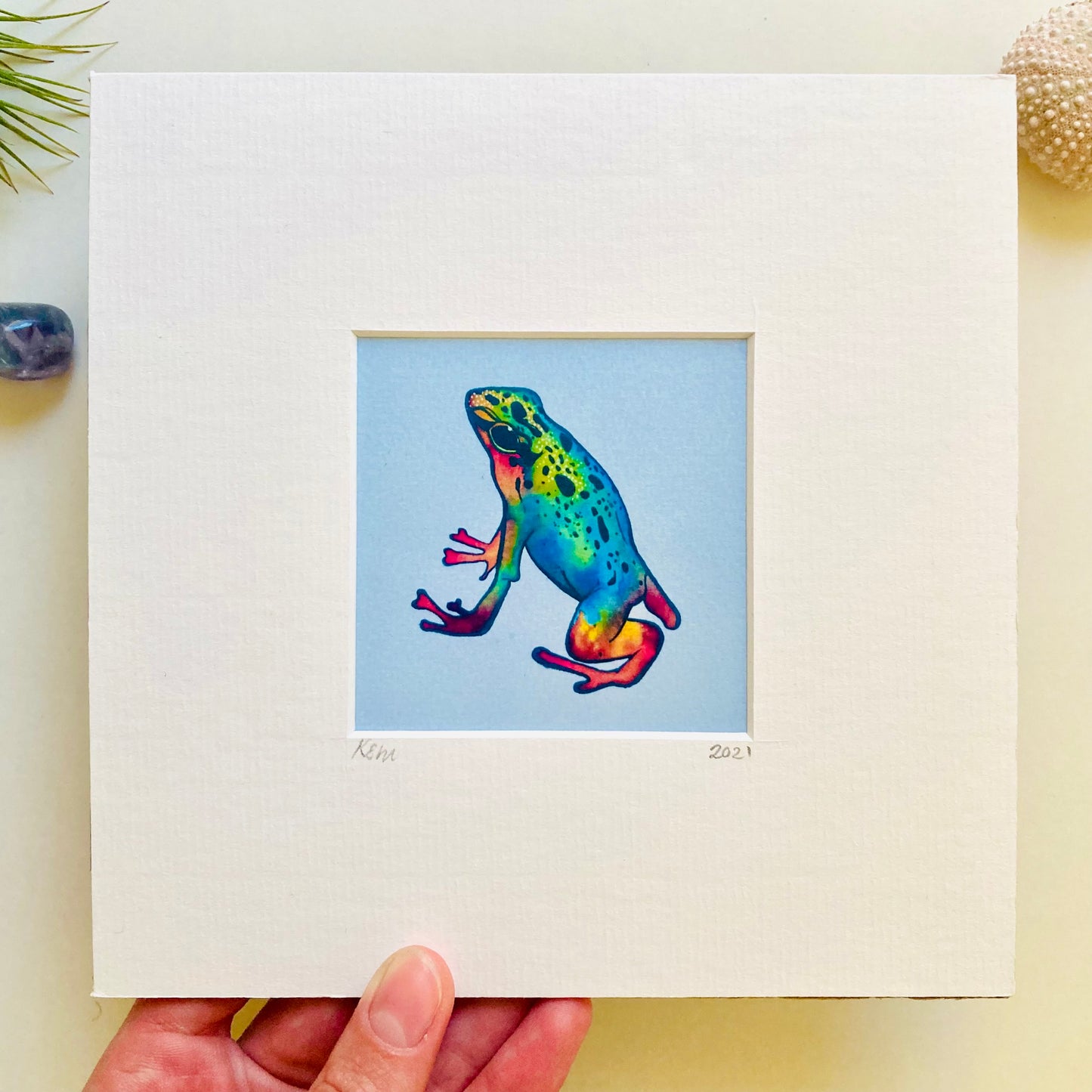 Mini Dart Frog Fine Art Print *Seconds*