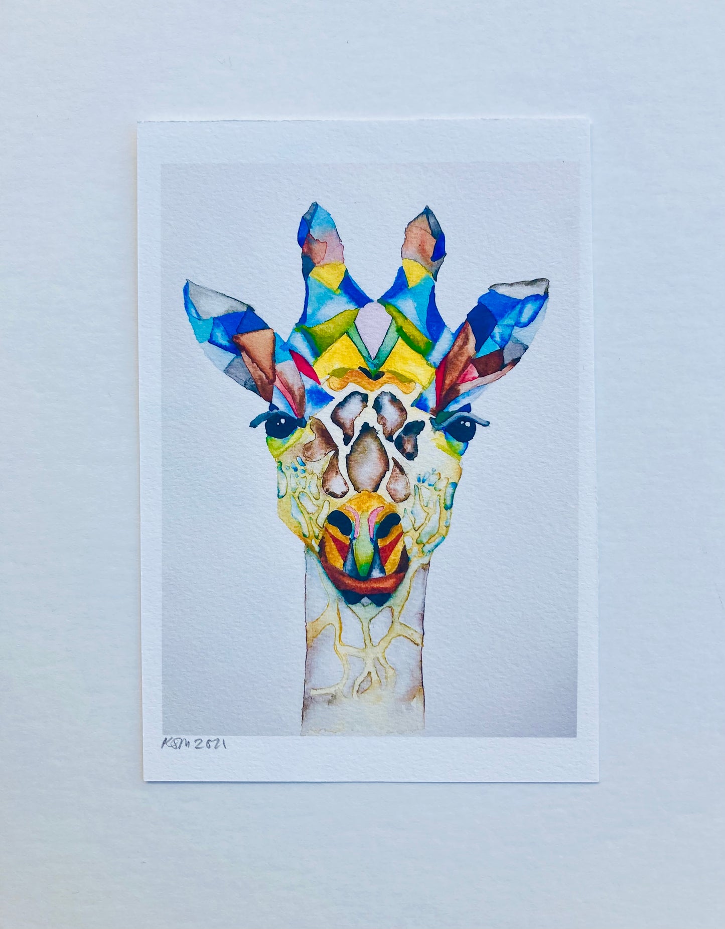 Mini Giraffe Fine Art Print *Seconds*