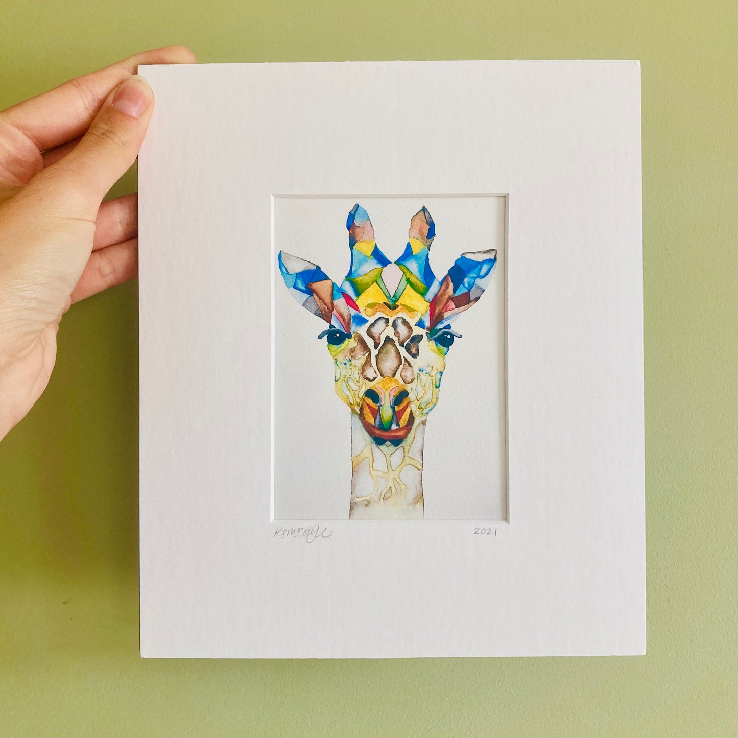Mini Giraffe Fine Art Print *Seconds*