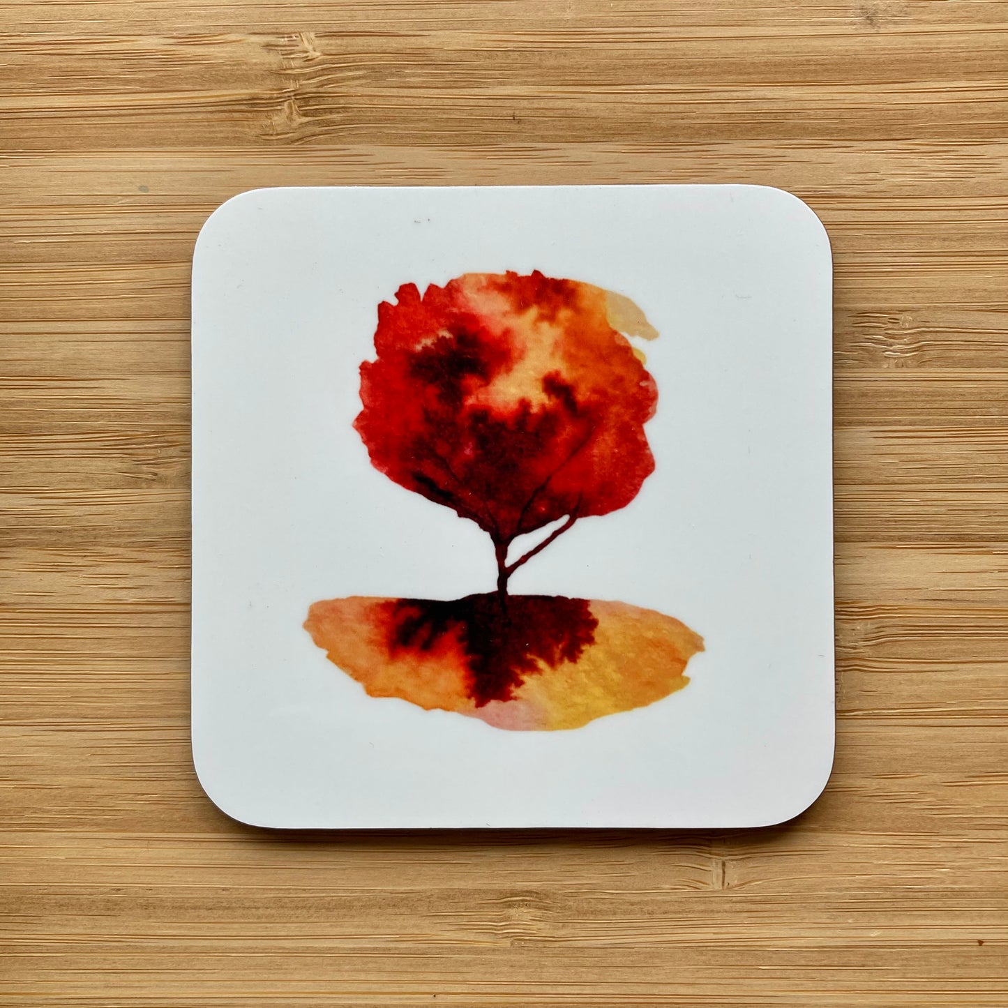 Watercolour Tree Coasters - Pack of 4