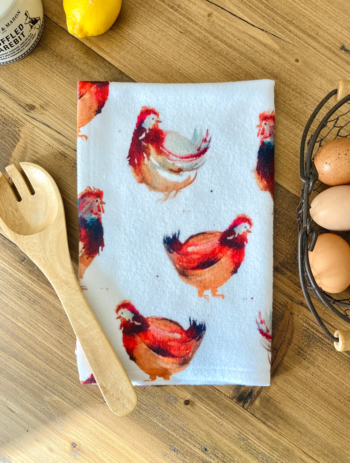 Chicken Print Tea Towel *Seconds*