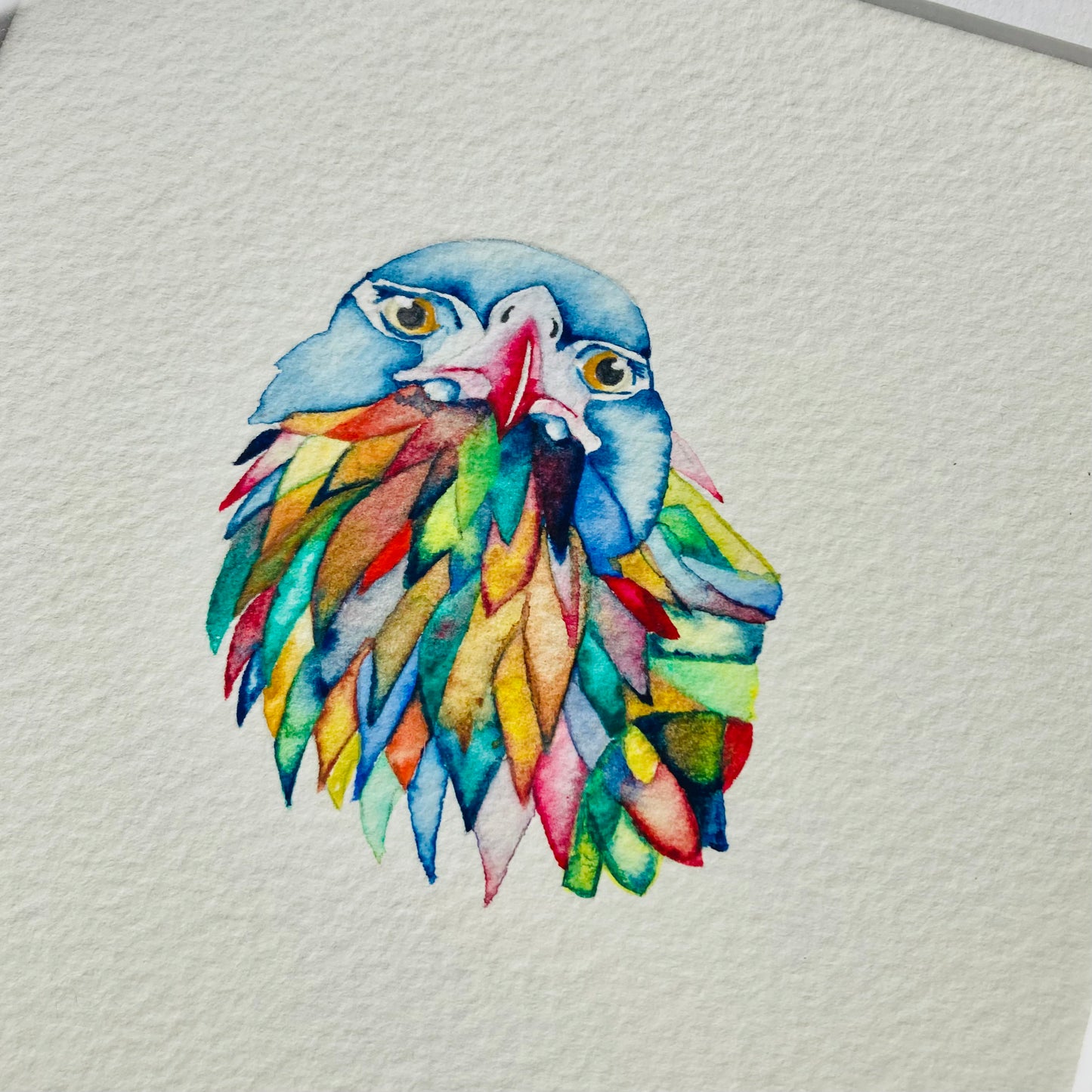 Little Eagle Watercolour Painting