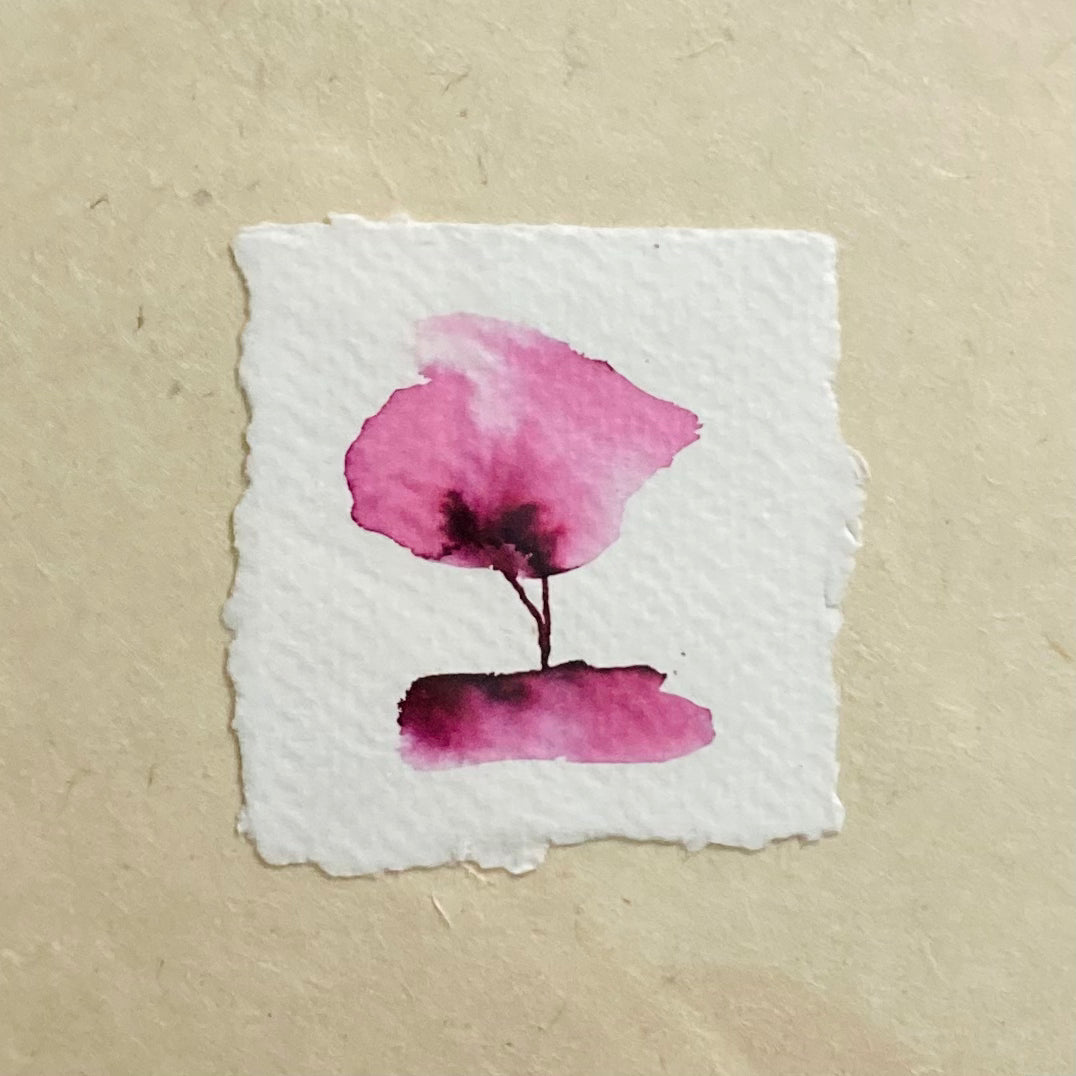 Tiny Tree #2 - Spring Pink