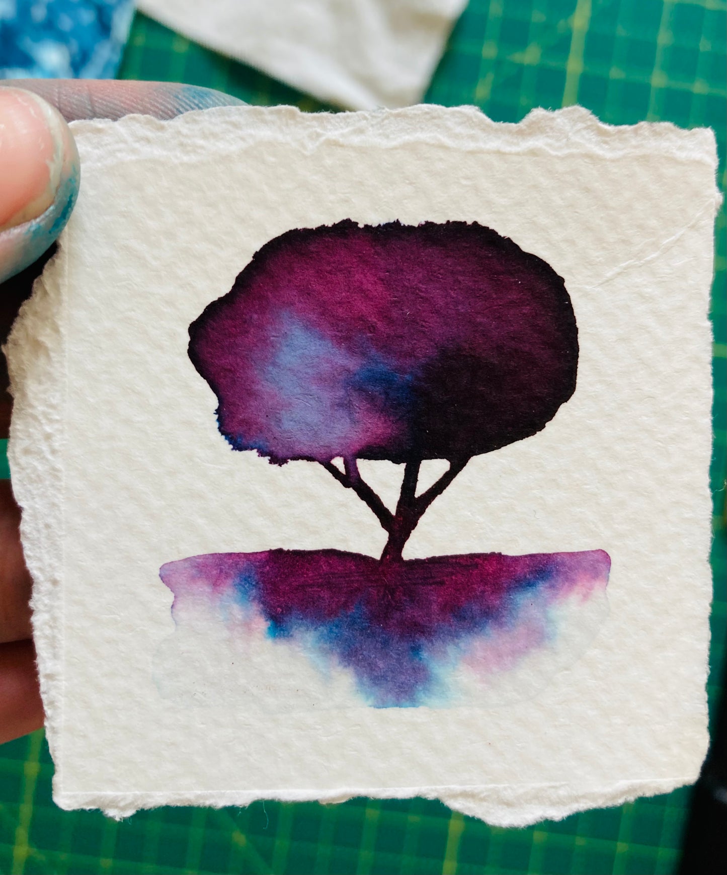 Tiny Tree #1 - Deep Violet