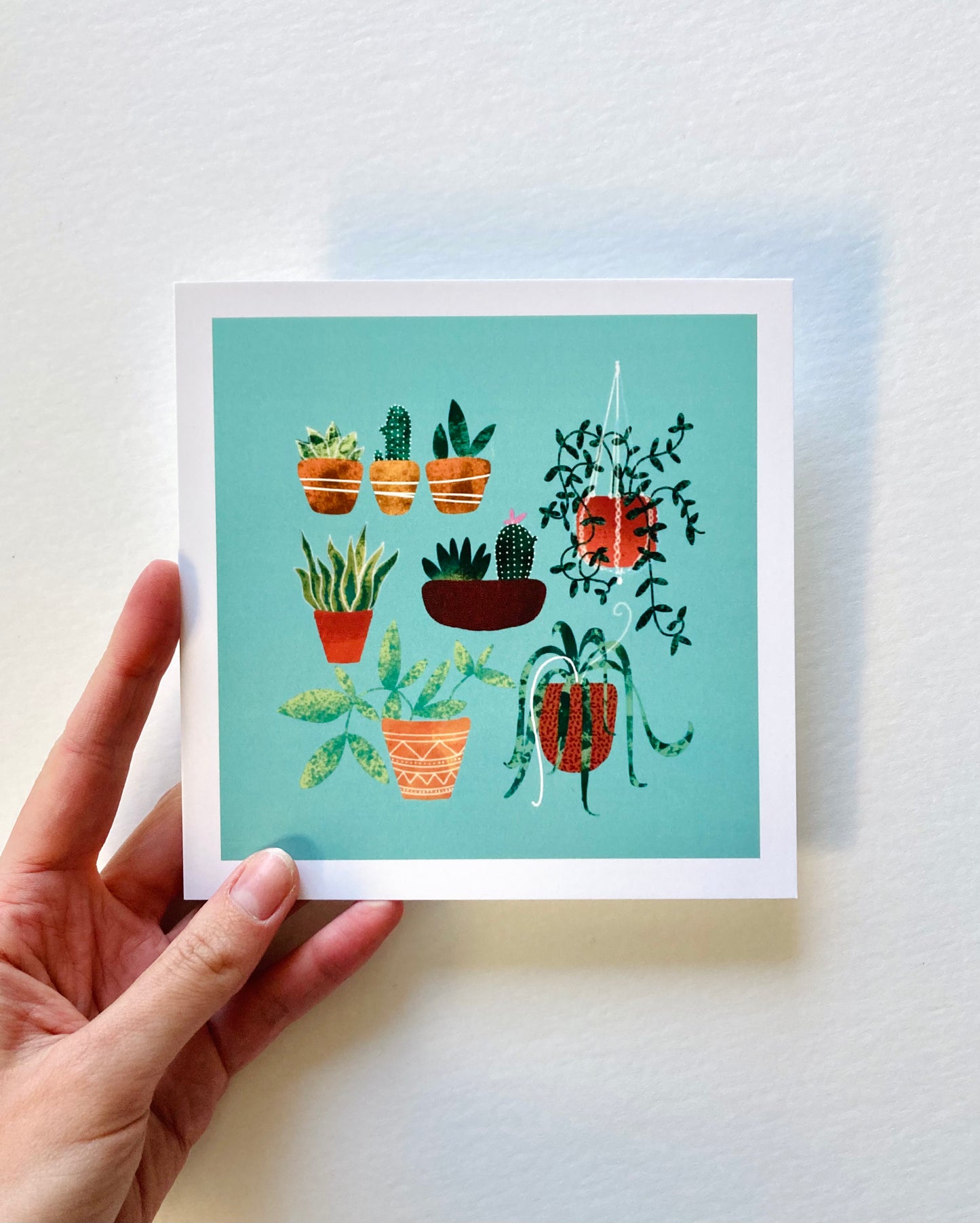 Houseplant Greetings Card *Seconds*