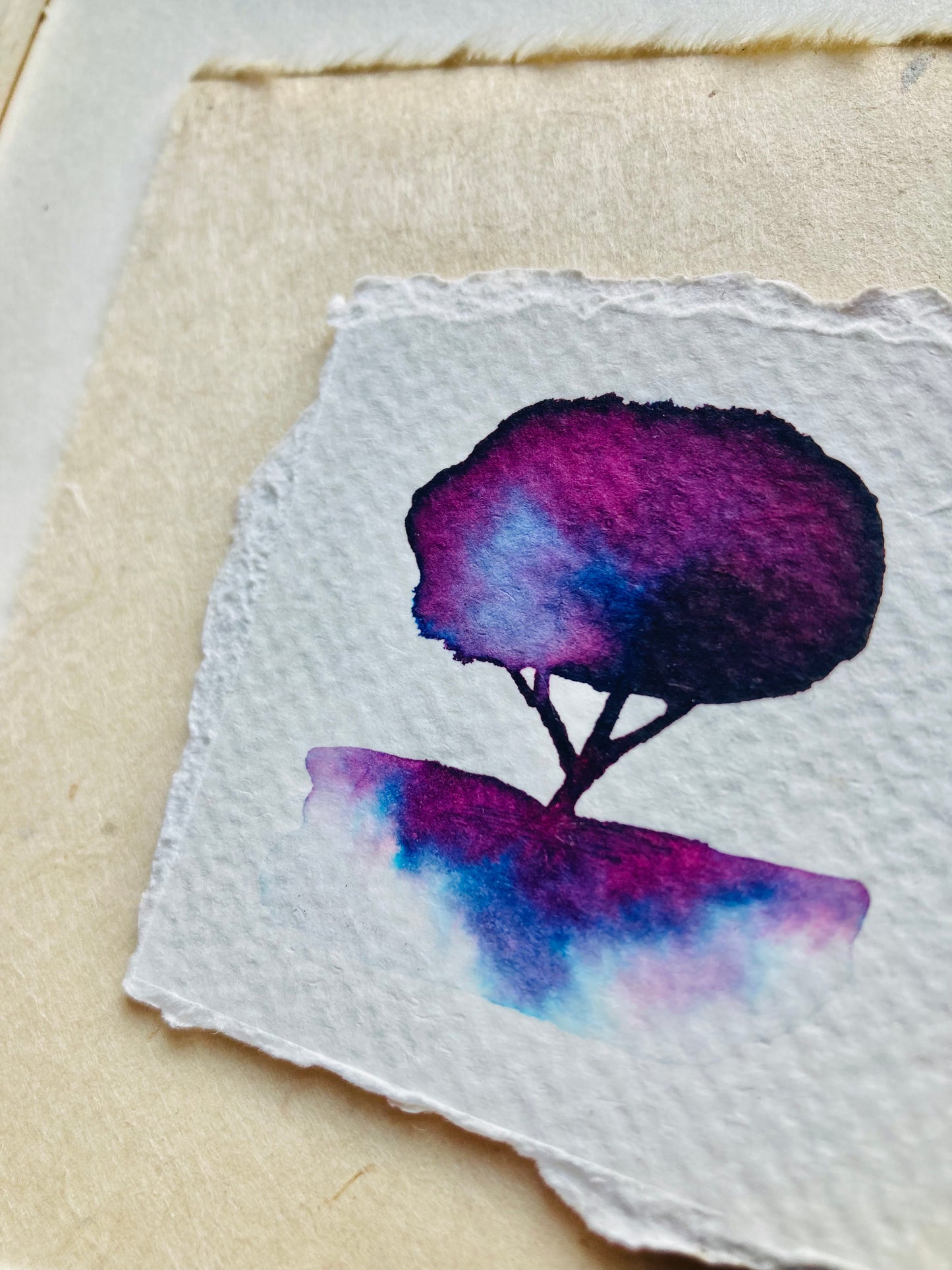 Tiny Tree #1 - Deep Violet