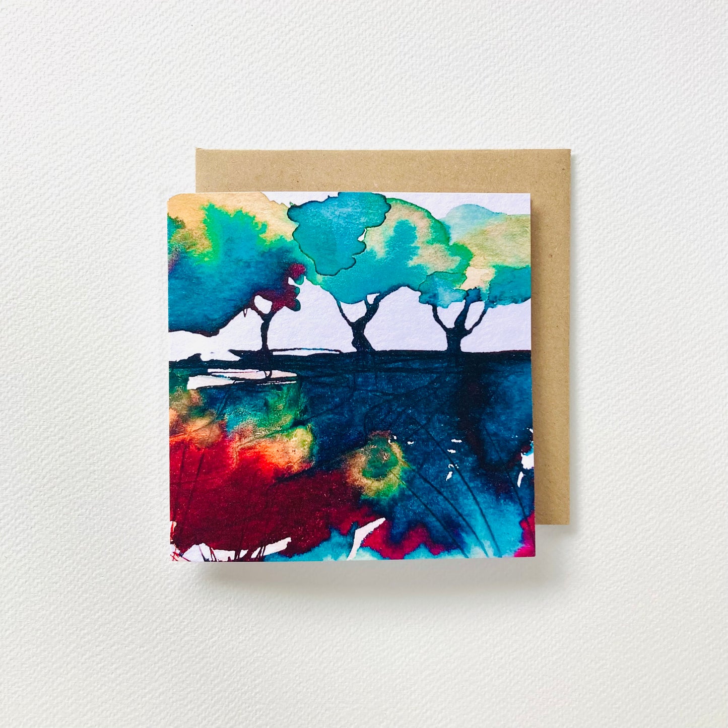 Watercolour Landscapes Pack of 4 Greetings Cards