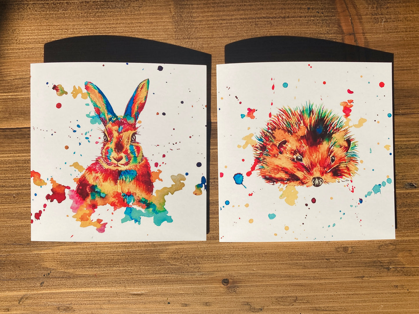 Watercolour Winter Animals Card Pack *Seconds*